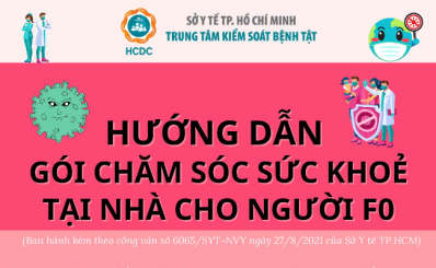 Hướng dẫn gói chăm sóc sức khỏe tại nhà cho người F0 (phiên bản 1.5)